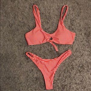Plaid bikini